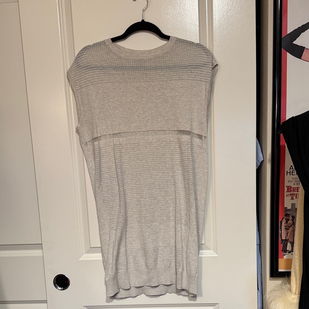 All Saints Light Gray Muscle Tee